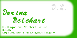 dorina melchart business card